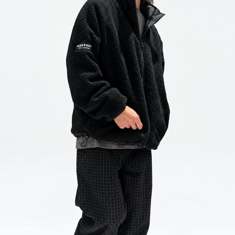 【受注生産】Reversible Nylon Fleece Jacket / BLACK / S / M / L