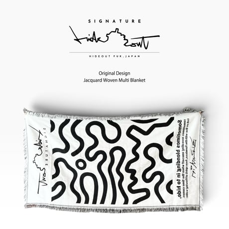 【予約販売】-限定枚数- Original Jacquard Blanket - BLEND IN vol.2 / W160cm×H90cm