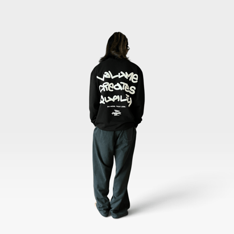 【SIGNATURE】BAGGY SWEAT PANTS / VINTAGE BLACK/M/L/XL