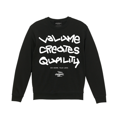 「VOLUME CREATES QUALITY」10.2 ONZ SWEAT//M/L/XL