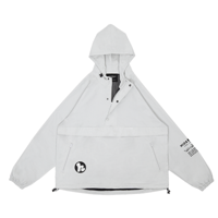 HIGH DENSTIY COTTON ANORAK PARKA /SILVER/S/M/L