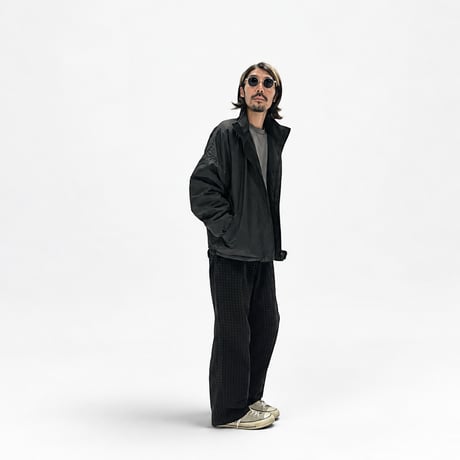 【受注生産】Reversible Nylon Fleece Jacket / BLACK / S / M / L