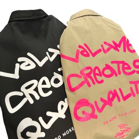 COACH JACKET 2026AW 「VOLUME CREATES QUALITY」 / BLACK / M / L / XL