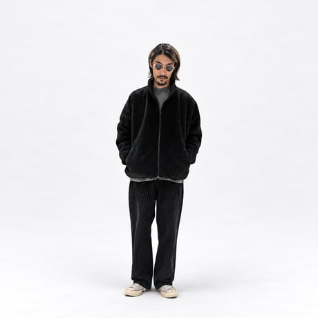 【受注生産】Reversible Nylon Fleece Jacket / BLACK / S / M / L