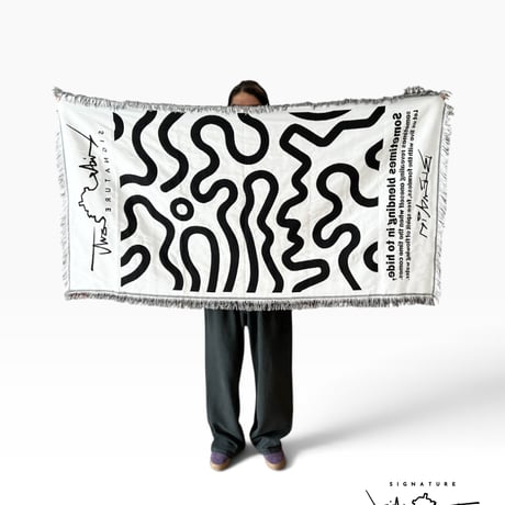 【予約販売】-限定枚数- Original Jacquard Blanket - BLEND IN vol.2 / W160cm×H90cm