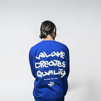 「VOLUME CREATES QUALITY」10.2 ONZ SWEAT/WHITE/BULE/BLACK/M/L/XL