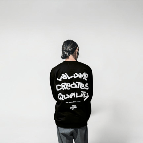 「VOLUME CREATES QUALITY」10.2 ONZ SWEAT//M/L/XL