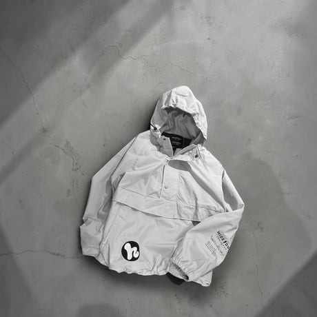 HIGH DENSTIY COTTON ANORAK PARKA /SILVER/S/M/L