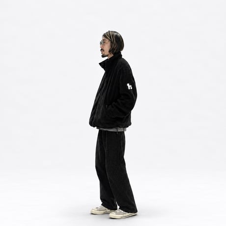 【受注生産】Reversible Nylon Fleece Jacket / BLACK / S / M / L