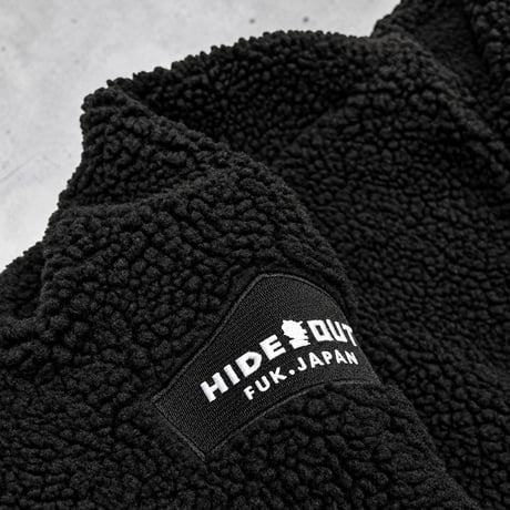【受注生産】Reversible Nylon Fleece Jacket / BLACK / S / M / L