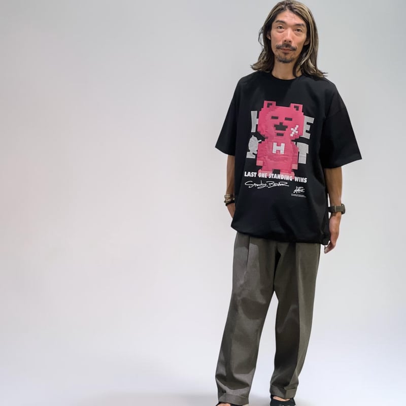 限定受注カラー】「STANDING BEAR」ボックスシルエットコードTシャツ