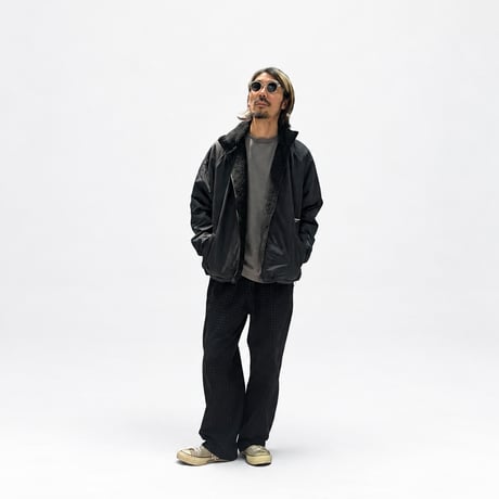 【受注生産】Reversible Nylon Fleece Jacket / BLACK / S / M / L