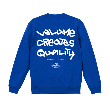 「VOLUME CREATES QUALITY」10.2 ONZ SWEAT//M/L/XL