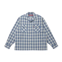 Ombre Check L/S Shirt(26aw)