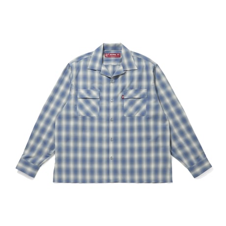 Ombre Check L/S Shirt(26aw)