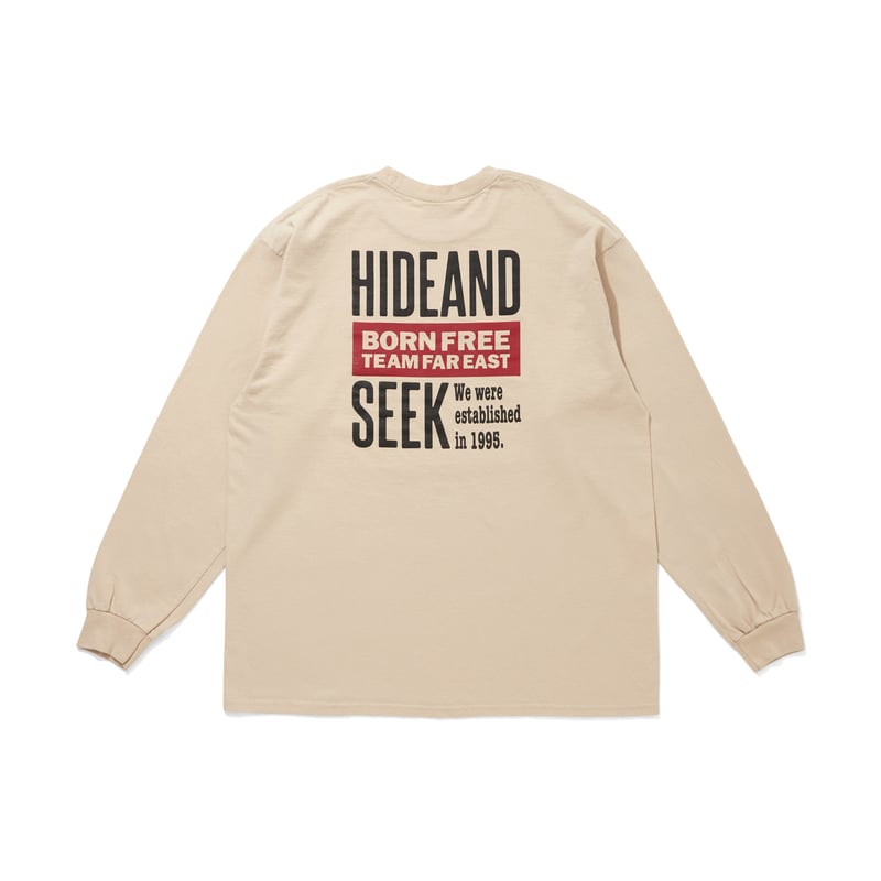Team Far East L/S Tee | HIDE AND SEEK Official