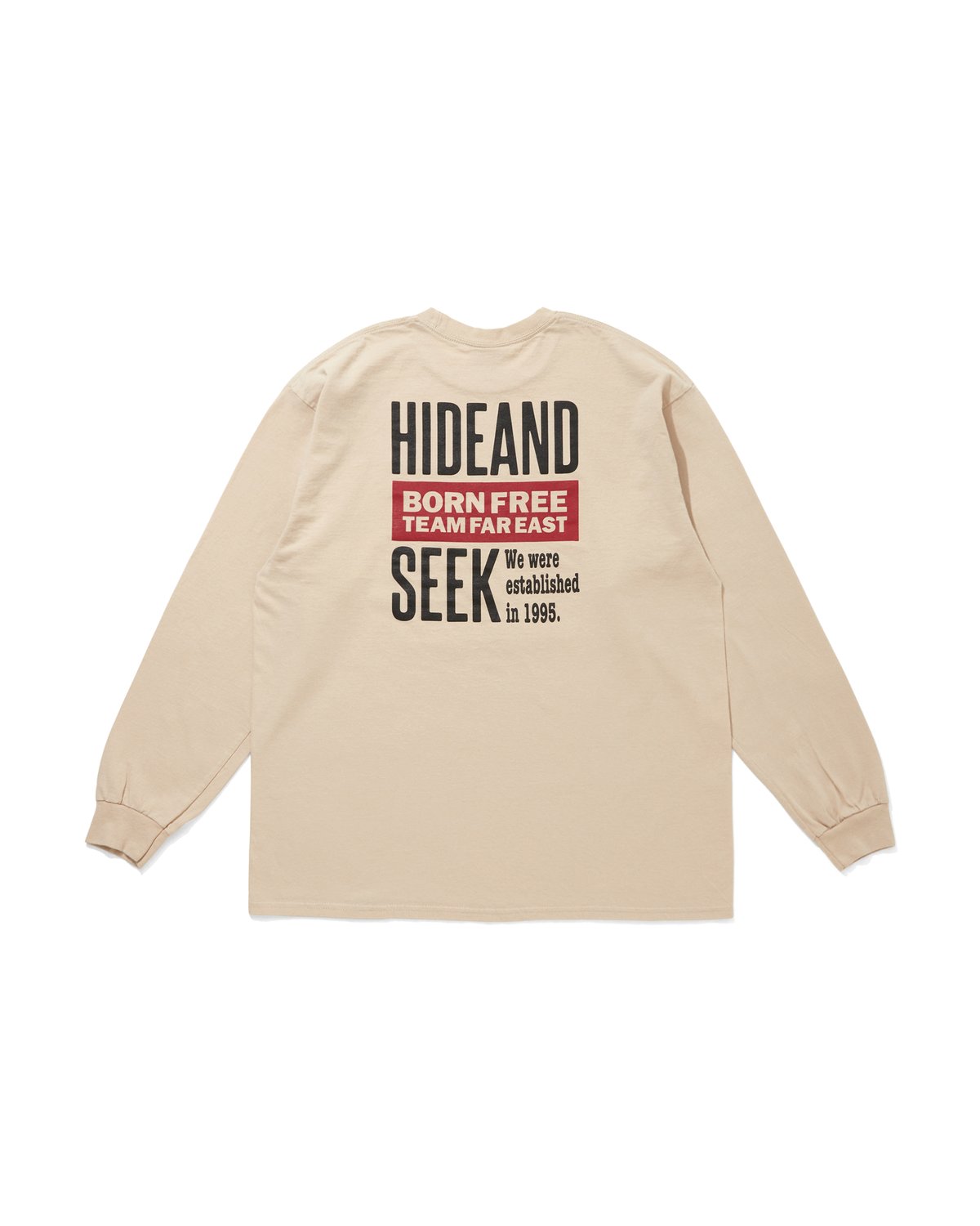 Team Far East L/S Tee | HIDE AND SEEK Official