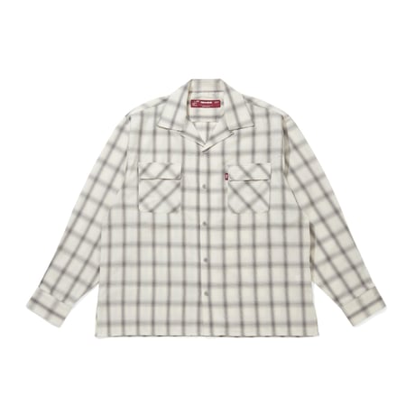 Ombre Check L/S Shirt(26aw)