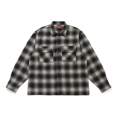 Wool Ombre Check L/S Shirt(26aw)