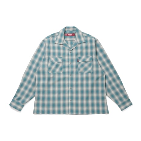 Ombre Check L/S Shirt(26aw)