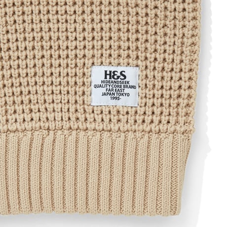 Heavy Waffle Knit Sweater(26aw)