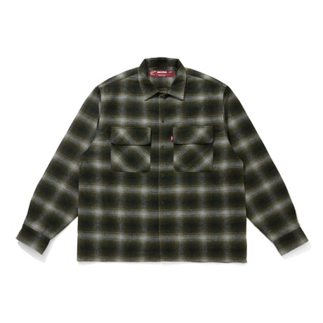 Wool Ombre Check L/S Shirt(26aw)