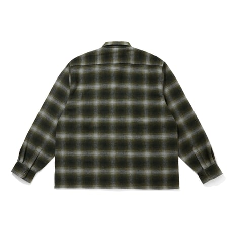 Wool Ombre Check L/S Shirt(26aw)