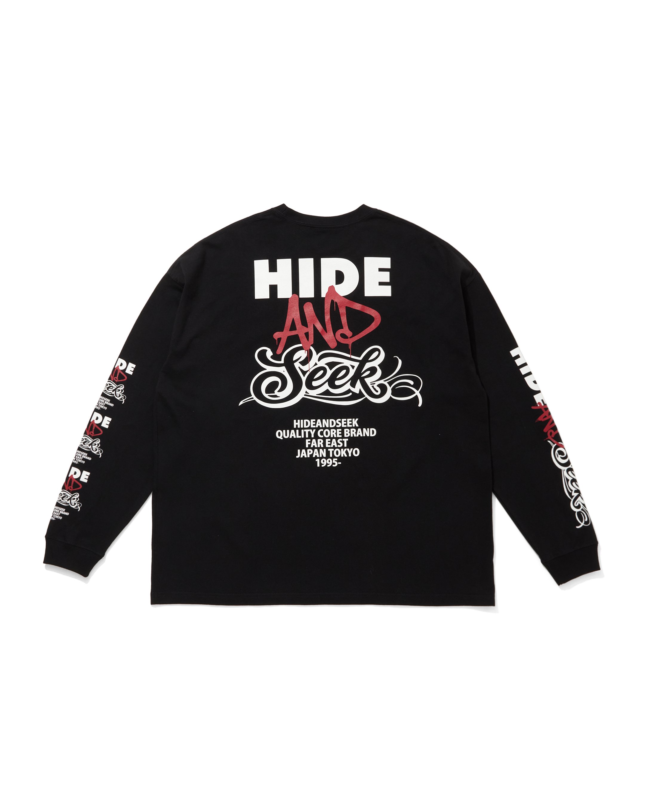 AND L/S Tee | HIDE AND SEEK Official Web Shop