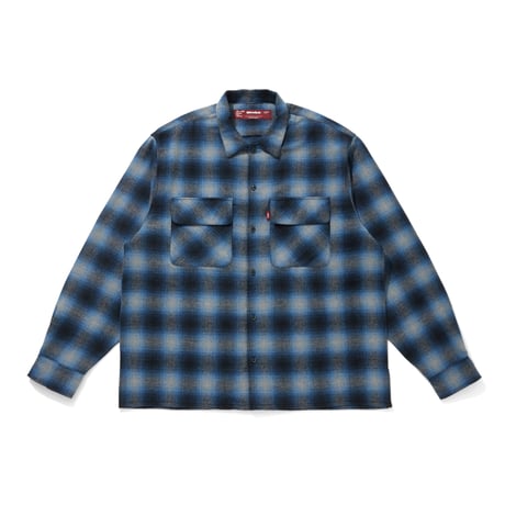 Wool Ombre Check L/S Shirt(26aw)
