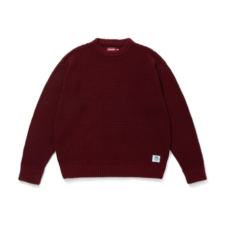 Heavy Waffle Knit Sweater(26aw)