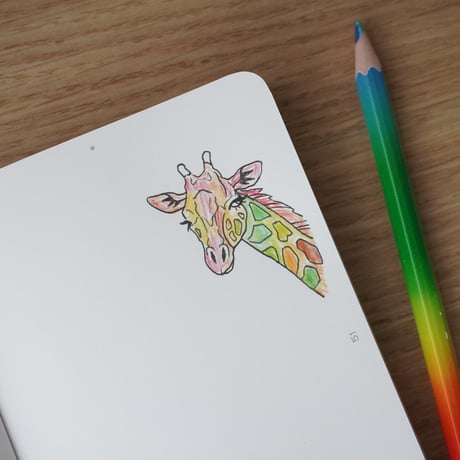 塗り絵ができるダイアログノートアート（3冊+色鉛筆セット）｜晴夏Edition