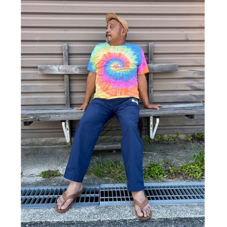 GoPhishコラボ　またしても穴場ロングパンツ　ネイビー