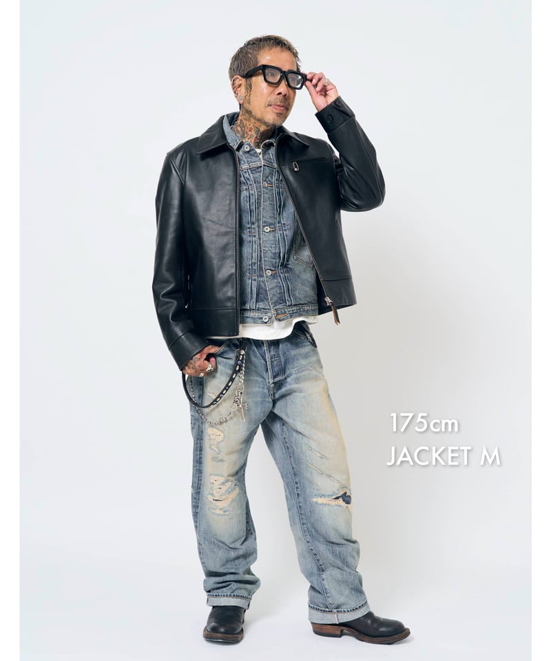 限定5着】MADE IN YP | RE:LORE『VINTAGE HORSEHIDE RI