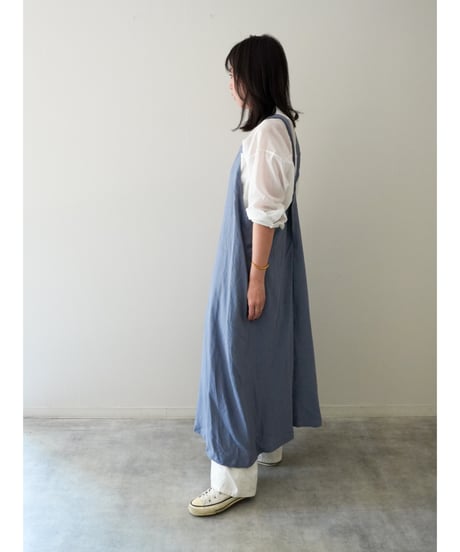 クロスエプロン　限定ミストブルー