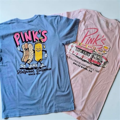 PINK’S HOTDOGS T-shirt（PINK）