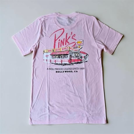 PINK’S HOTDOGS T-shirt（PINK）