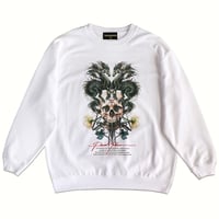 ASHEN URD CREW SWEAT (WHITE)