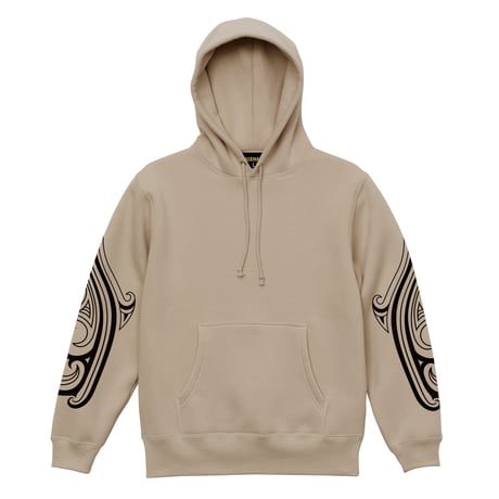 TRIBAL WALKYRIE HOODIE  (BEIGE)