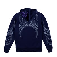 TRIBAL WALKYRIE HOODIE  (NAVY)