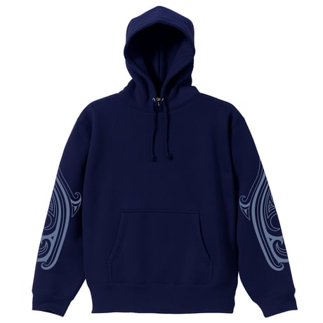 TRIBAL WALKYRIE HOODIE  (NAVY)