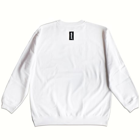 ASHEN URD CREW SWEAT (WHITE)