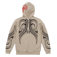 TRIBAL WALKYRIE HOODIE  (BEIGE)