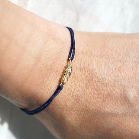 N.FEATHER CORD BRACELETS