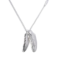 N.FEATHER NECKLACE(DOUBLE)