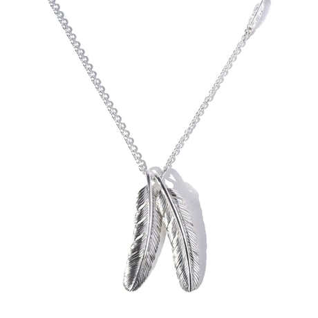 N.FEATHER NECKLACE(DOUBLE)