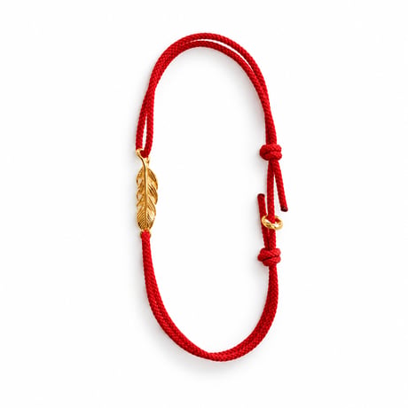 N.FEATHER CORD BRACELETS