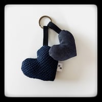 【Double Heart Key Ring】