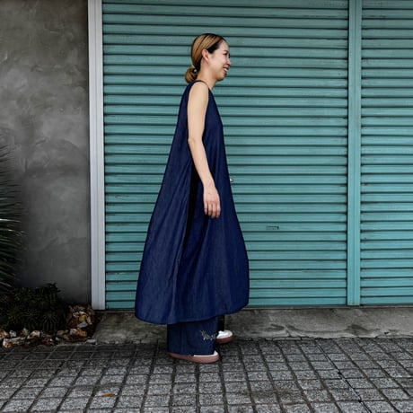 【SIDE LINE DENIM O.P / SLEEVELESS】