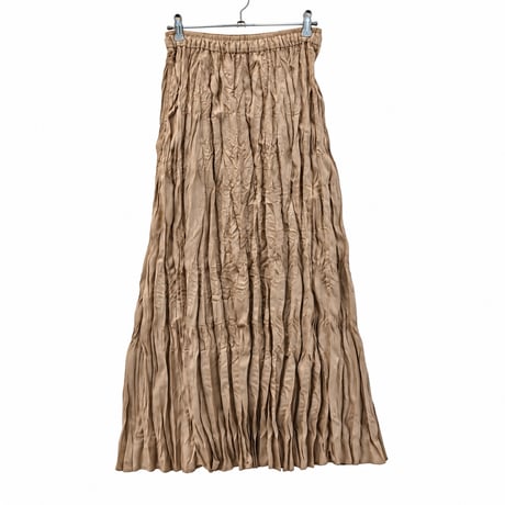 【BAKED CRINKLE / SUEDE SKIRT】  総丈80〜95cm