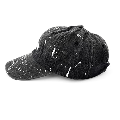 【WHITE SPLASH DENIM CAP】